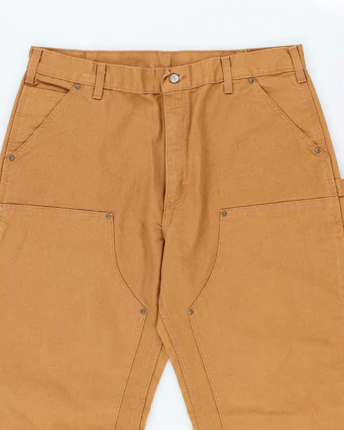 Vintage Carhartt Heavyweight Brown Double Knee Carpenter Trousers - W38 L34 sold by Rokit product image thumbnail 3
