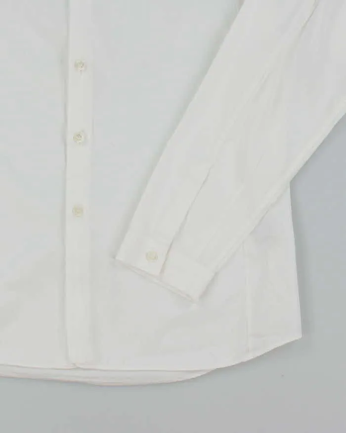 Vintage 2000's Prada Plain White Long Sleeve Shirt - L sold by Rokit product image thumbnail 4