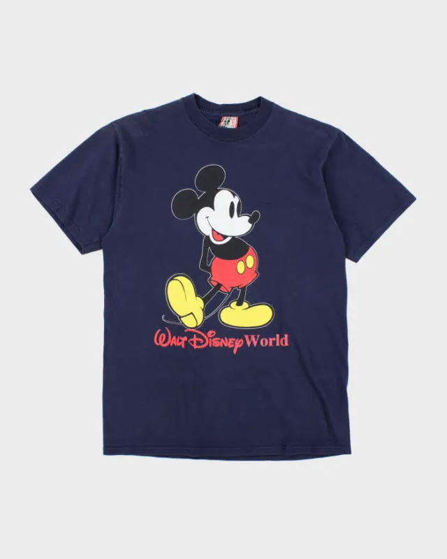 Vintage 90's Disney World Mickey Mouse Graphic T-Shirt - L sold by Rokit