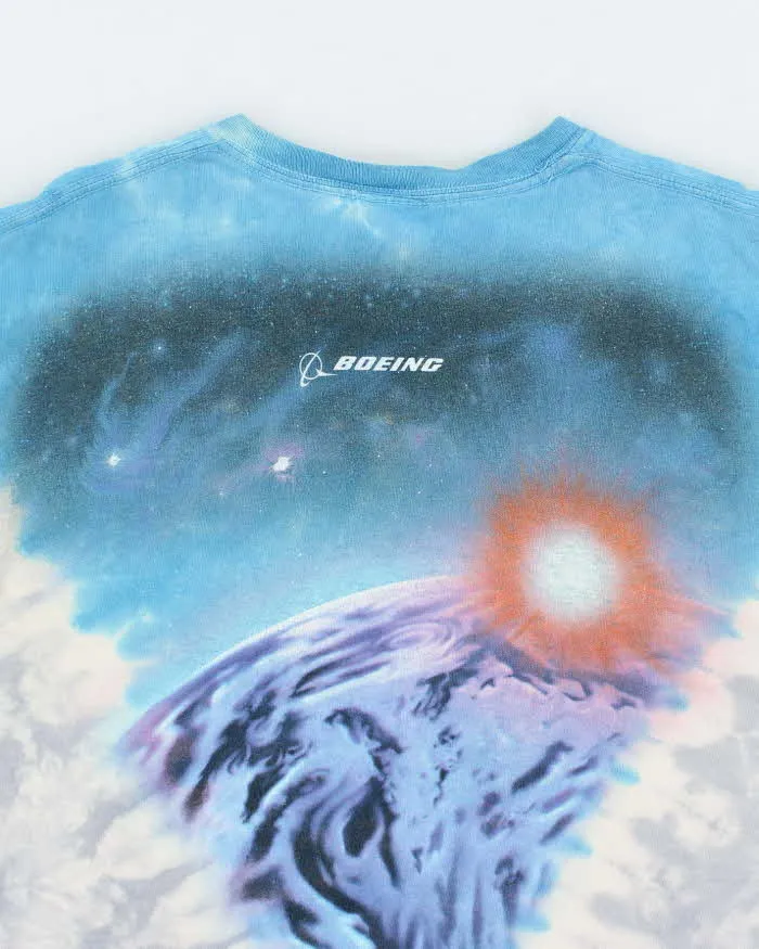 Vintage 2000's Liquid Blue Space Launch All Over Print T-Shirt - M sold by Rokit product image thumbnail 4