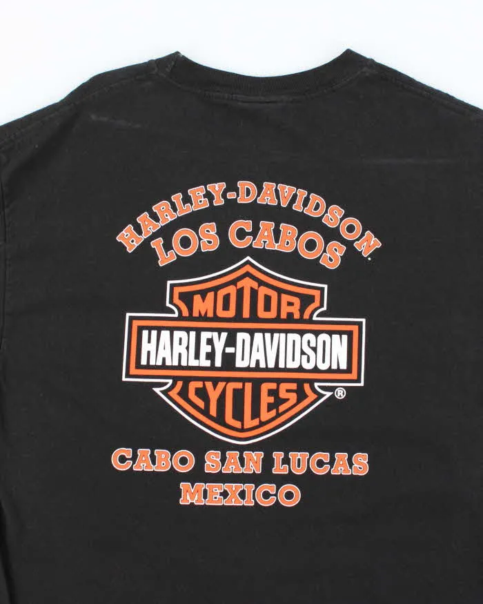 Vintage 2000's Harley Davidson Centre Logo Biker T-Shirt - L sold by Rokit product image thumbnail 4