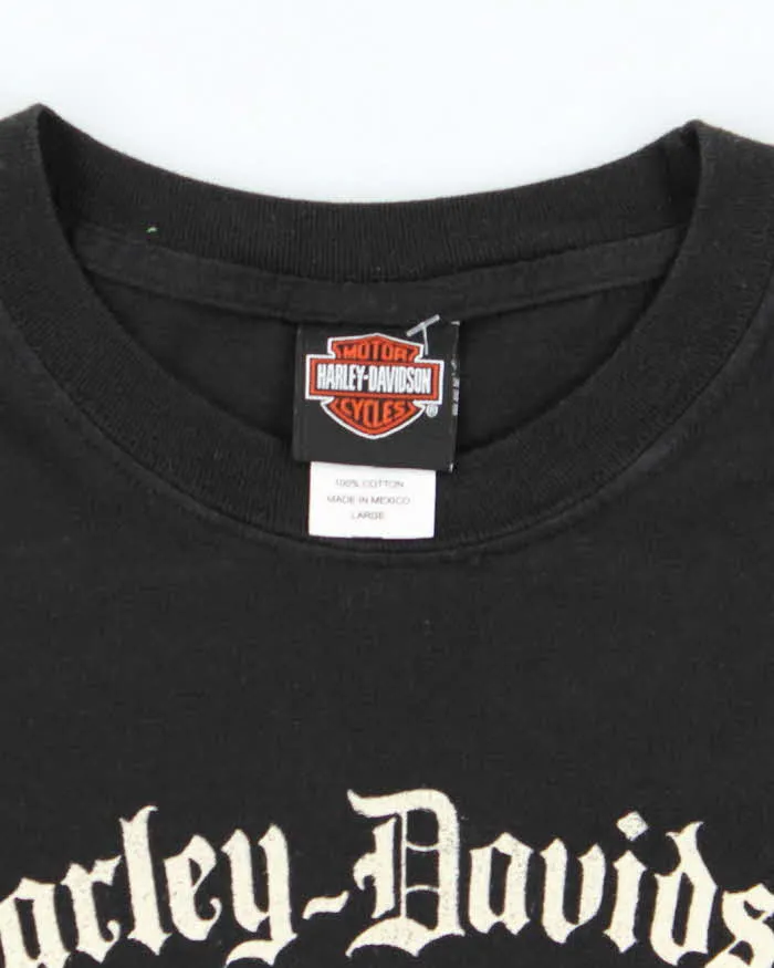 Vintage 2000's Harley Davidson Centre Logo Biker T-Shirt - L sold by Rokit product image thumbnail 5