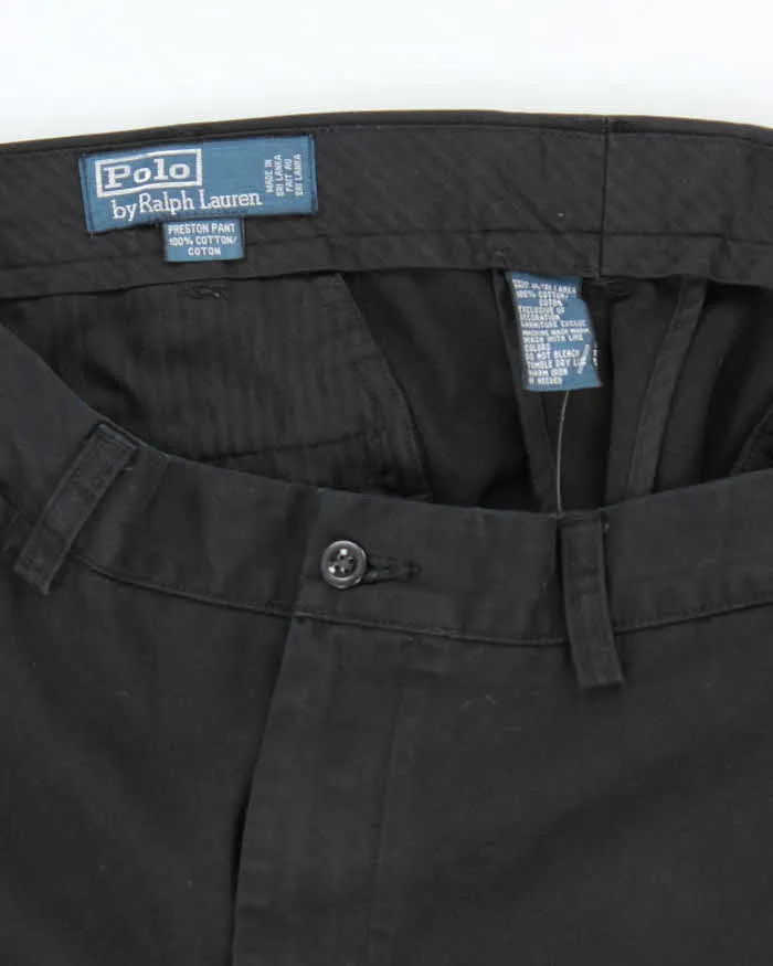 Vintage 2000's Ralph Lauren Black Relaxed Fit Trousers - W34 L30 sold by Rokit product image thumbnail 5