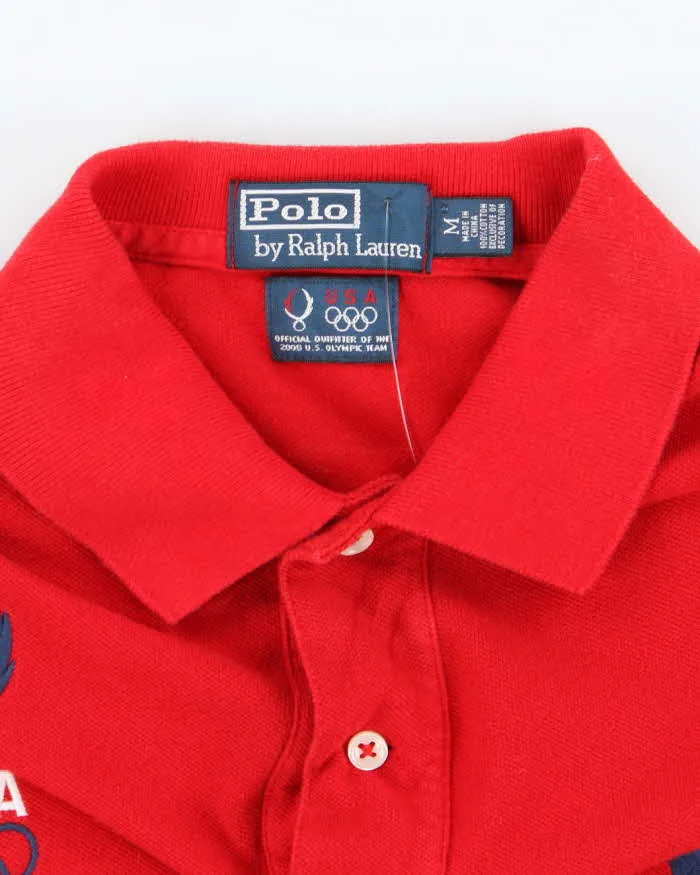 Vintage 2000's Ralph Lauren U.S.A Olympic Team Embroidered Polo Shirt - M sold by Rokit product image thumbnail 5