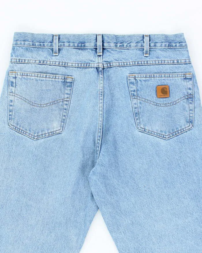Vintage Carhartt Medium Wash Relaxed Fit Denim Jeans - W36 L24 sold by Rokit product image thumbnail 4