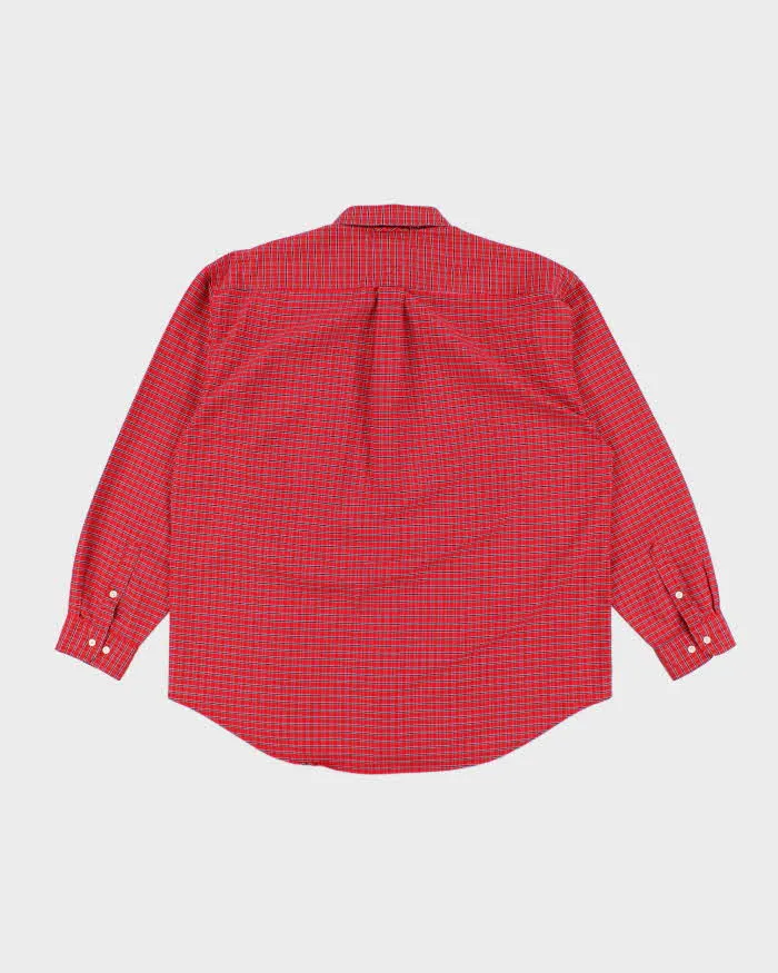 Vintage Y2K Tommy Hilfiger Oversized Patterned Flannel Shirt - XL sold by Rokit product image thumbnail 2