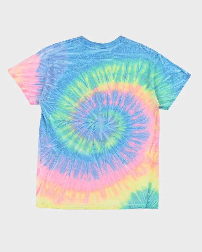 Vintage Cat Heads Tye Dye Graphic T-Shirt - M sold by Rokit product image thumbnail 2