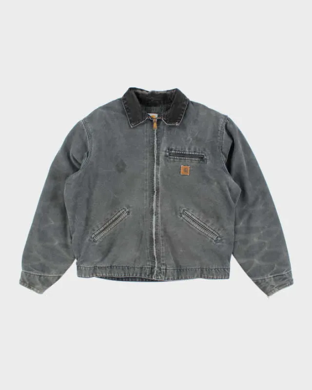 Vintage Carhartt Lined Green Faded Detroit Jacket - XL sold by Rokit