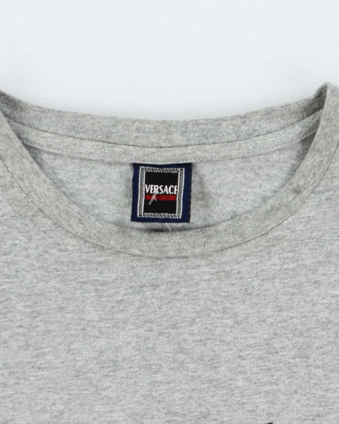 Vintage Y2K Versace Couture Centre Logo T-Shirt - L sold by Rokit product image thumbnail 5