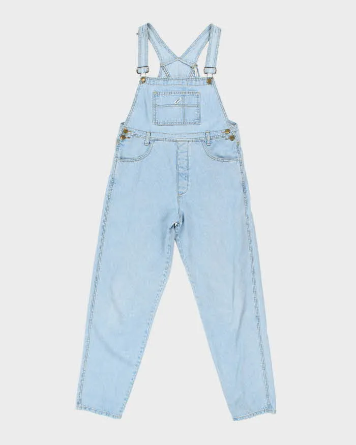 Vintage 90's Guess Light Wash Long Denim Dungarees - W32 L30 sold by Rokit
