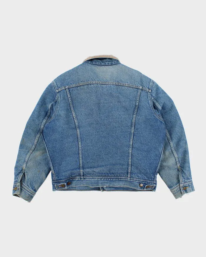 Vintage 90's Lee Fleece Lined Storm Rider Denim Jacket - L sold by Rokit product image thumbnail 2