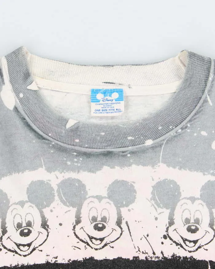 Vintage 90's Disney Mickey Mouse All Over Print Patterned T-Shirt - L sold by Rokit product image thumbnail 5