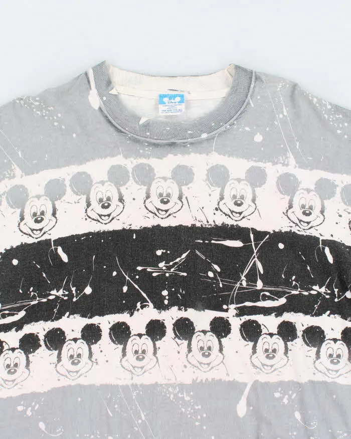 Vintage 90's Disney Mickey Mouse All Over Print Patterned T-Shirt - L sold by Rokit product image thumbnail 3