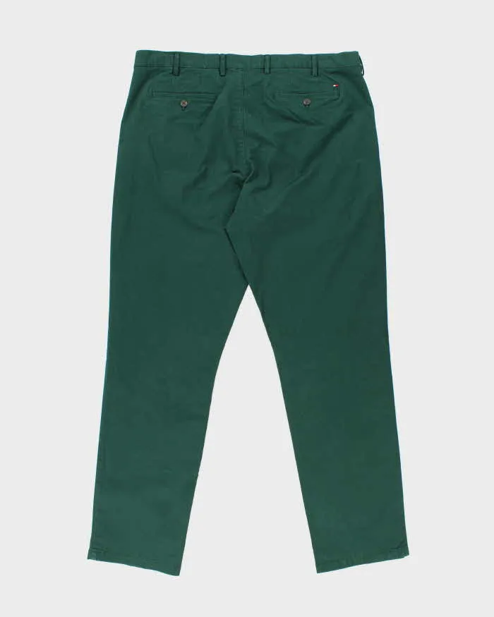 Vintage 2000's Tommy Hilfiger Relaxed Fit Green Trousers - W38 L34 sold by Rokit product image thumbnail 2