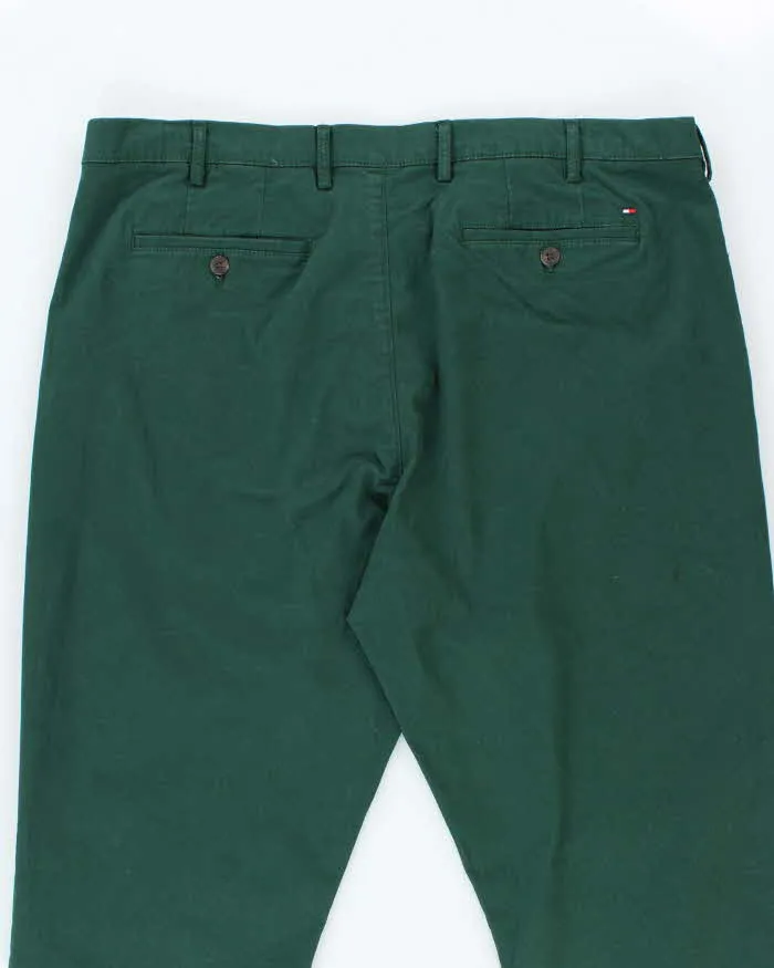 Vintage 2000's Tommy Hilfiger Relaxed Fit Green Trousers - W38 L34 sold by Rokit product image thumbnail 4