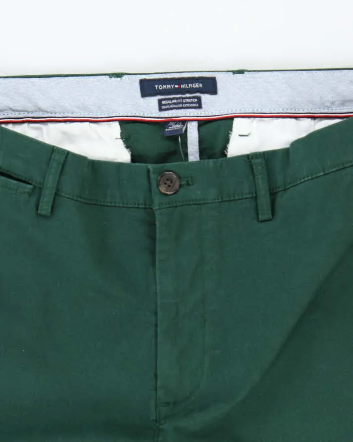 Vintage 2000's Tommy Hilfiger Relaxed Fit Green Trousers - W38 L34 sold by Rokit product image thumbnail 5