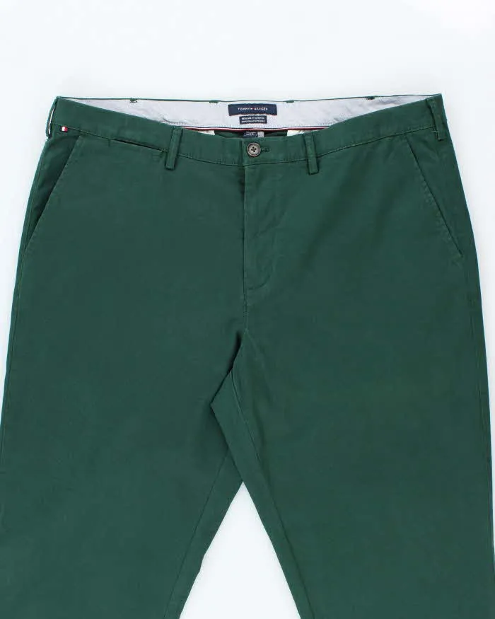 Vintage 2000's Tommy Hilfiger Relaxed Fit Green Trousers - W38 L34 sold by Rokit product image thumbnail 3