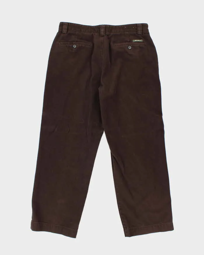 Vintage 2000's Eddie Bauer Heavyweight Relaxed Fit Trousers - W34 L28 sold by Rokit product image thumbnail 2