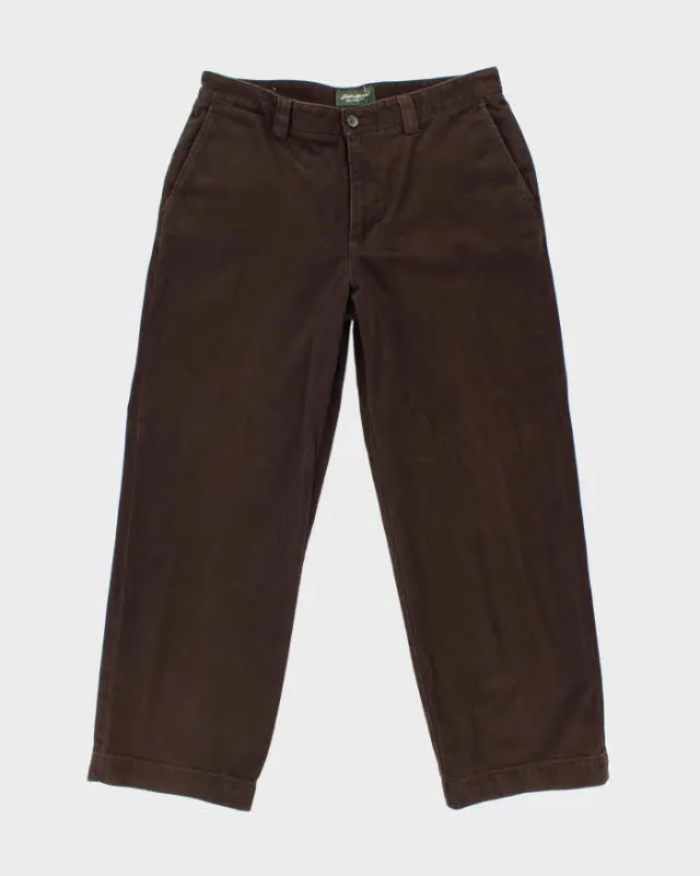 Vintage 2000's Eddie Bauer Heavyweight Relaxed Fit Trousers - W34 L28 sold by Rokit