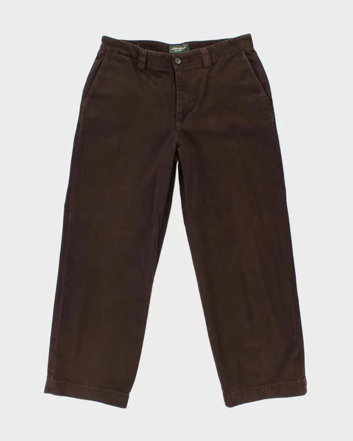 Vintage 2000's Eddie Bauer Heavyweight Relaxed Fit Trousers - W34 L28 sold by Rokit