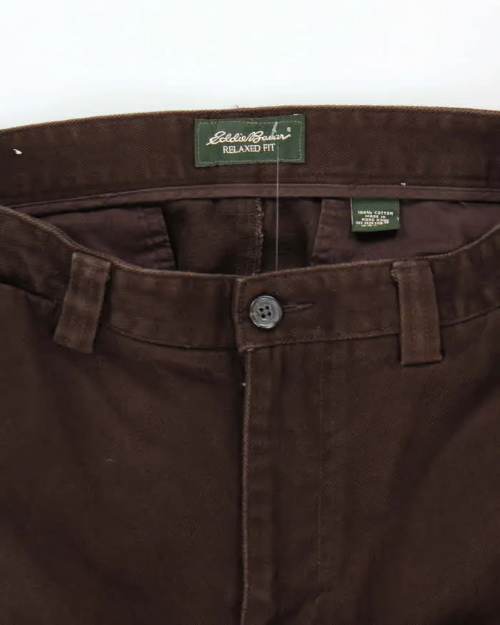 Vintage 2000's Eddie Bauer Heavyweight Relaxed Fit Trousers - W34 L28 sold by Rokit product image thumbnail 5