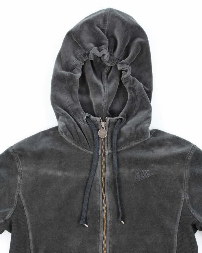 Vintage Y2K Nike Velour Zip Up Hoodie - M sold by Rokit product image thumbnail 3