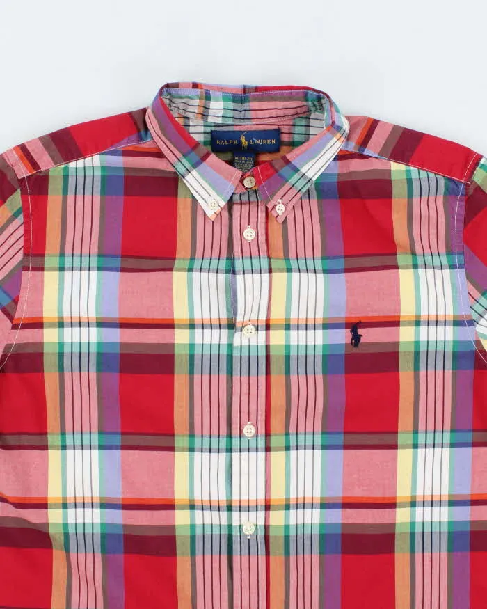 Vintage Y2K Ralph Lauren Short Sleeve Patterned Shirt - XL sold by Rokit product image thumbnail 3