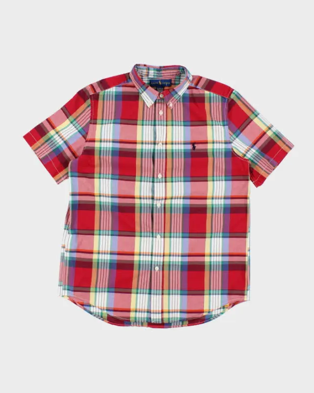 Vintage Y2K Ralph Lauren Short Sleeve Patterned Shirt - XL sold by Rokit