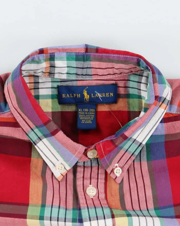 Vintage Y2K Ralph Lauren Short Sleeve Patterned Shirt - XL sold by Rokit product image thumbnail 5