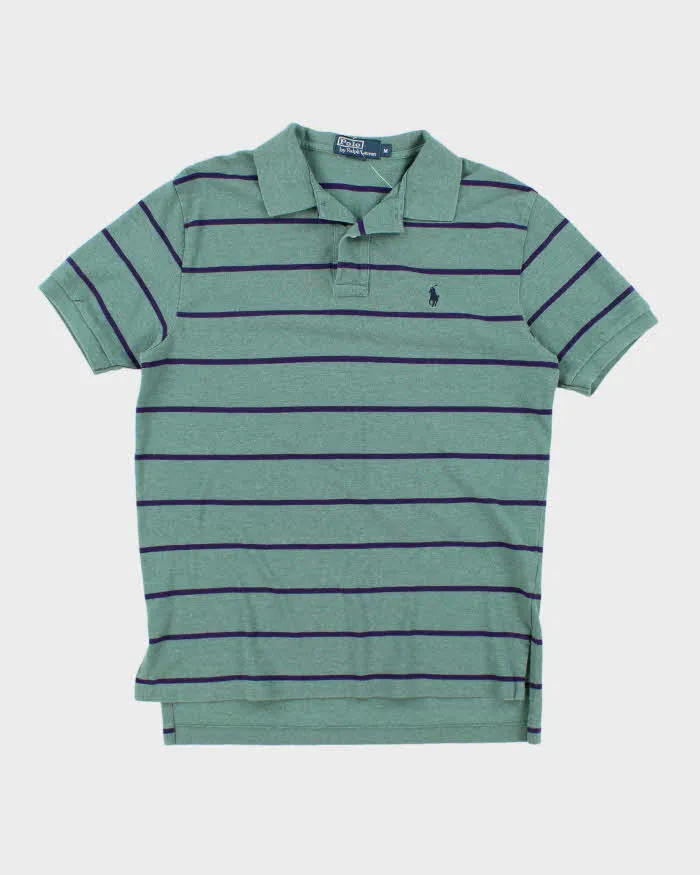 Vintage 2000's Ralph Lauren Striped Polo Shirt - M sold by Rokit