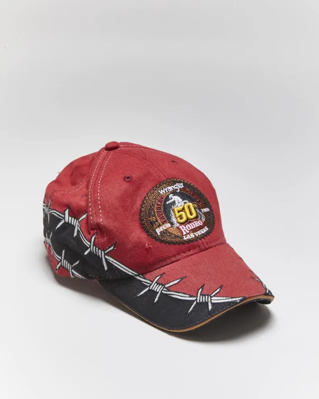 Vintage 2000's Wrangler Embroidered Cowboy Baseball Cap - OS sold by Rokit