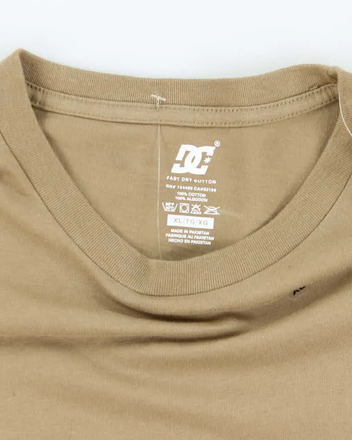 DC Shoe Co Deadstock Khaki Logo T-Shirt - XL sold by Rokit product image thumbnail 5