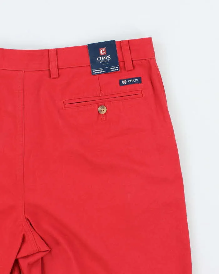 Chaps Deadstock Red Shorts - W36 sold by Rokit product image thumbnail 4