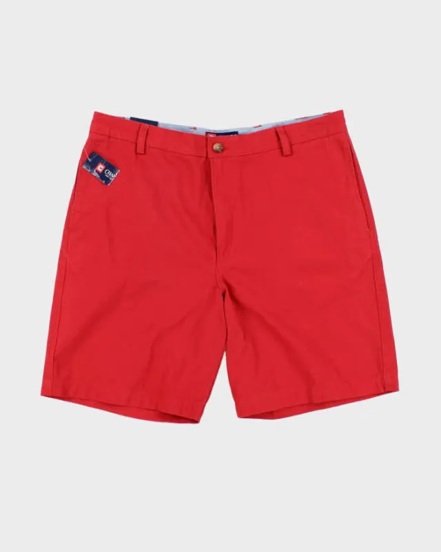 Chaps Deadstock Red Shorts - W36 made by Chaps