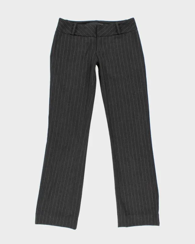 Y2k 00s Guess Black Pinstripe Tailored Trousers - W30 L31 sold by Rokit