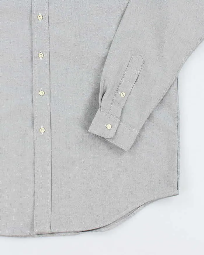 Vintage 2000's Ralph Lauren Heavyweight Oversized Horse Plain Shirt - L sold by Rokit product image thumbnail 4