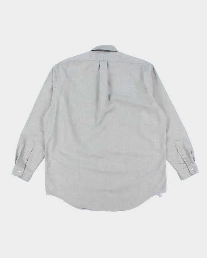 Vintage 2000's Ralph Lauren Heavyweight Oversized Horse Plain Shirt - L sold by Rokit product image thumbnail 2