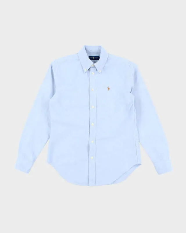 Ralph Lauren Plain Blue Long Sleeve Shirt - XS sold by Rokit