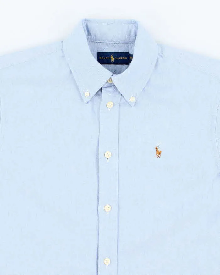Ralph Lauren Plain Blue Long Sleeve Shirt - XS sold by Rokit product image thumbnail 3