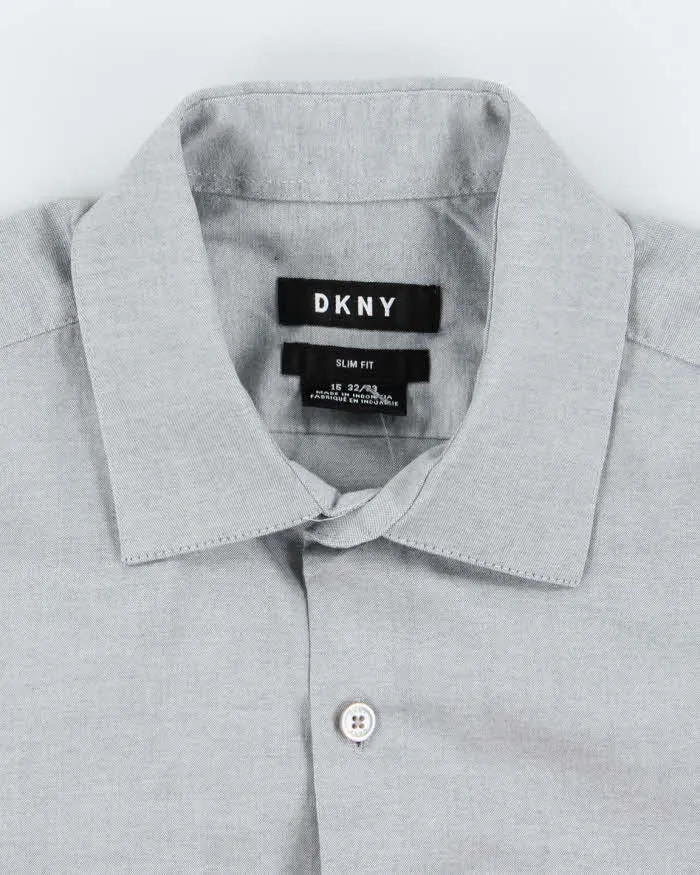 Vintage DKNY Plain Slim Fit Long Sleeve Shirt - S sold by Rokit product image thumbnail 5