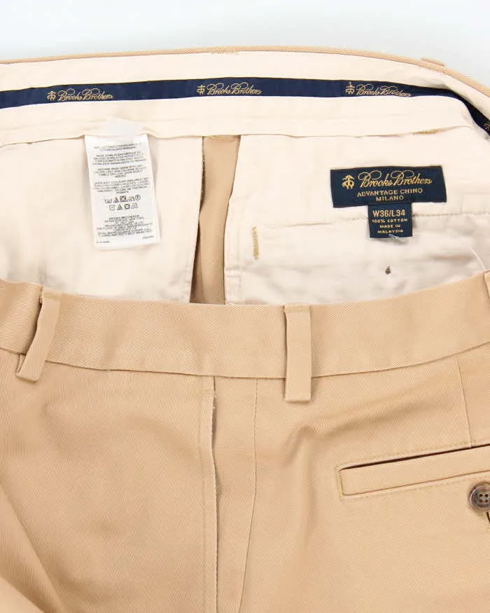 Brooks Brothers Beige Chinos - W38 L34 sold by Rokit product image thumbnail 5
