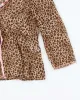 Y2k 00s Silk Animal Print Blouse - M sold by Rokit