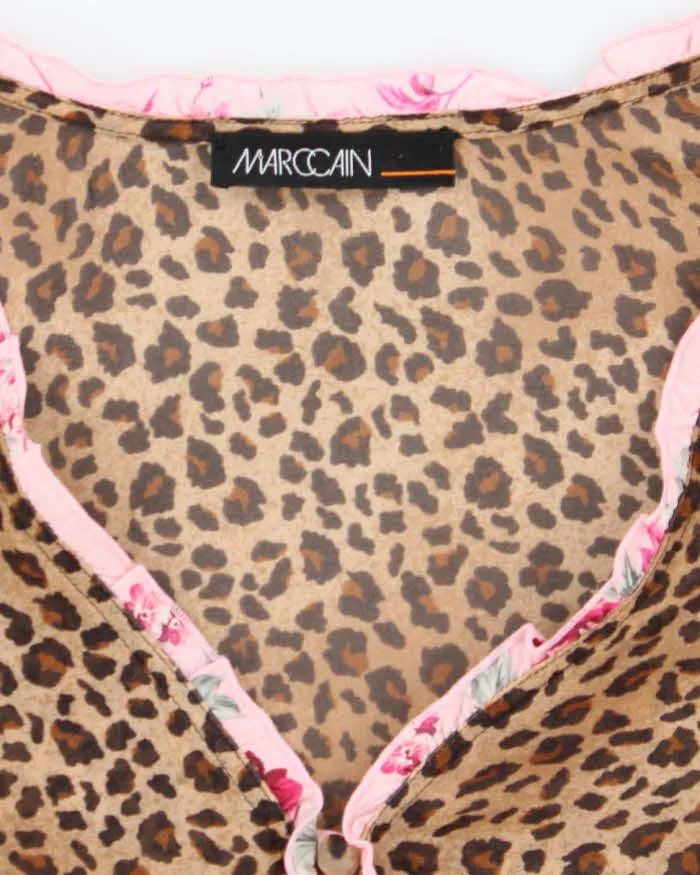 Y2k 00s Silk Animal Print Blouse - M sold by Rokit product image thumbnail 5