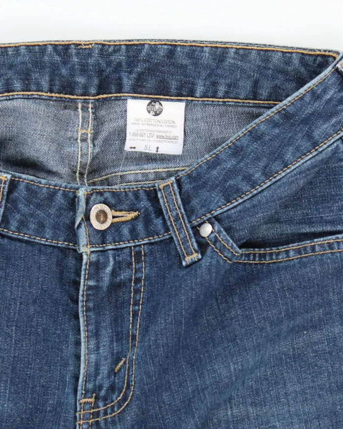 Vintage Levi's Silver Tab Dark Wash Flared Jeans - W28 L34 sold by Rokit product image thumbnail 5