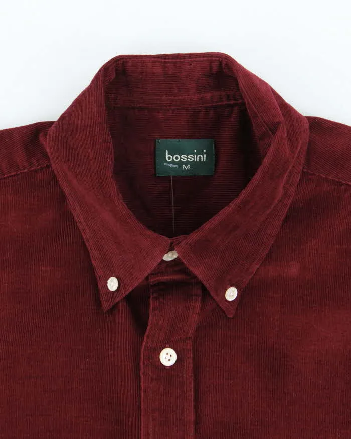 Bossini Burgundy Micro Cord Long Sleeve Shirt - M sold by Rokit product image thumbnail 5