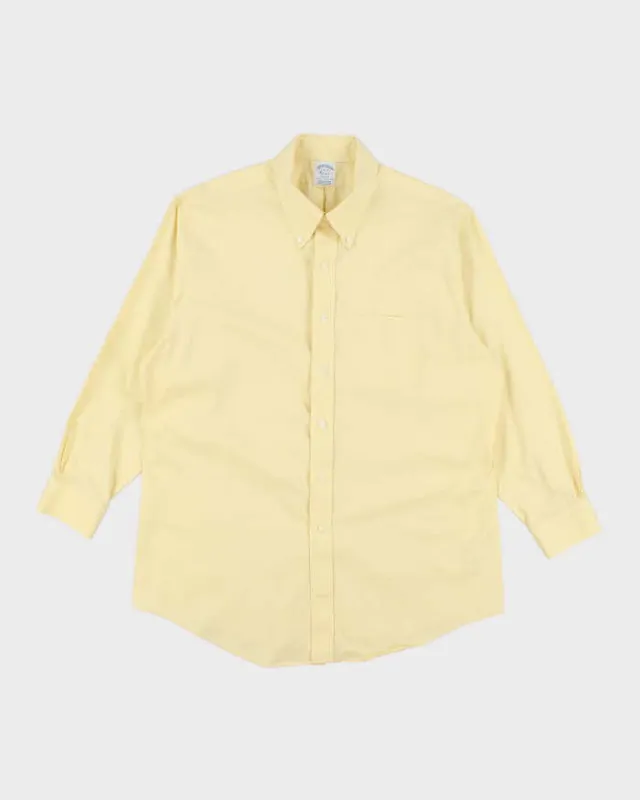 Brooks Brother Yellow Long Sleeve Shirt - XXL sold by Rokit