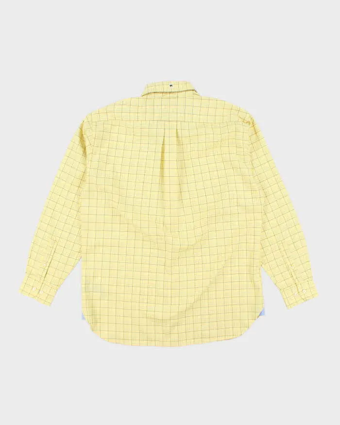 00s Tommy Hilfiger Deadstock Yellow Checked Long Sleeve Shirt - M sold by Rokit product image thumbnail 2