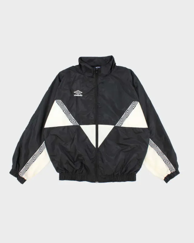 Vintage 90's Umbro Patterned Lightweight Windbreaker Jacket - L sold by Rokit