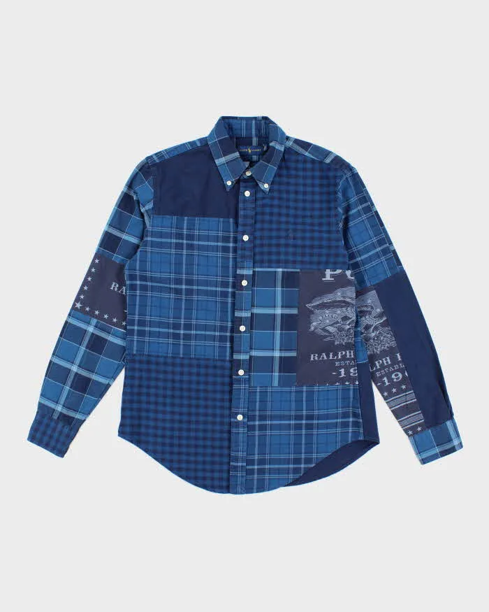 Vintage 2000's Ralph Lauren Patched Patterned Long Sleeve Shirt - S sold by Rokit
