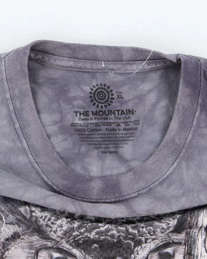 The Mountain Owls Print Grey Cotton T-Shirt - XL sold by Rokit product image thumbnail 5